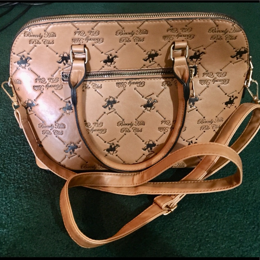 Brown purse used 1x in EXCELLENT condition!